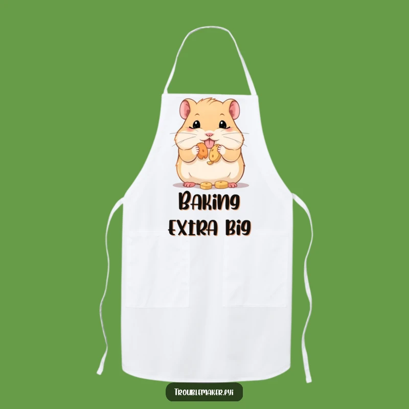 Funny Hamster Snack Master Apron: Hilarious Kitchen Fun for Treat Lovers