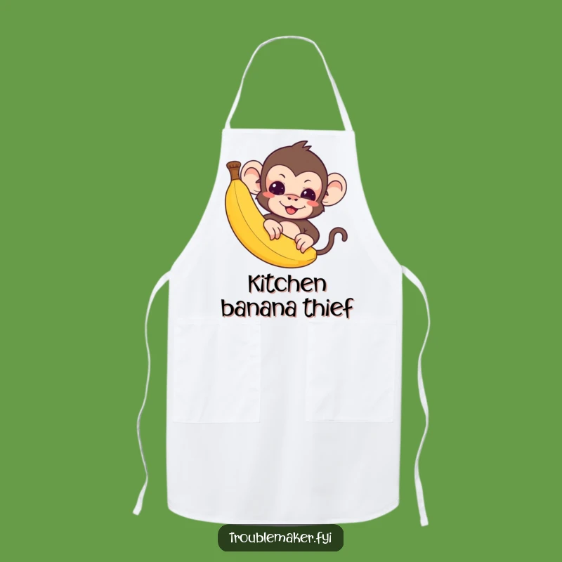 Funny Chef Apron: Monkey Snack Time - Kitchen Funny Gift!