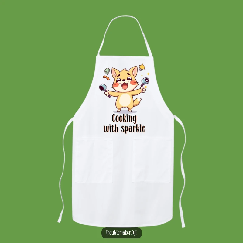 Funny Juggling Troublemaker Apron: Cook with Confidence and this Animal Apron Gift