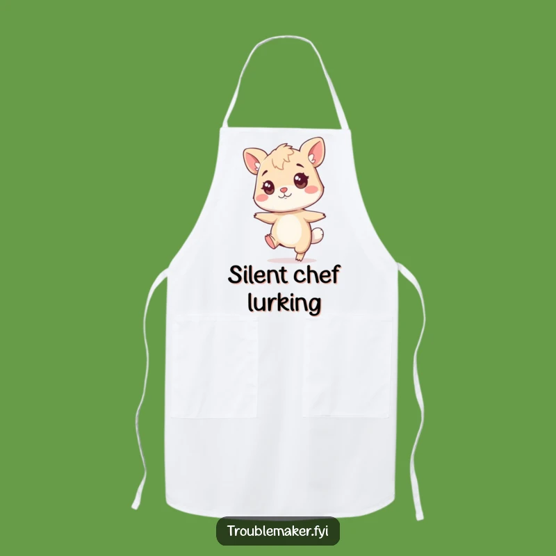 Funny Sneaky Animal Apron - Cook Up Mischief with a Tiptoe