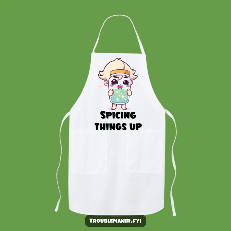 Funny Mischief Jar Apron: Cook Up Sparkly Fun in the Kitchen