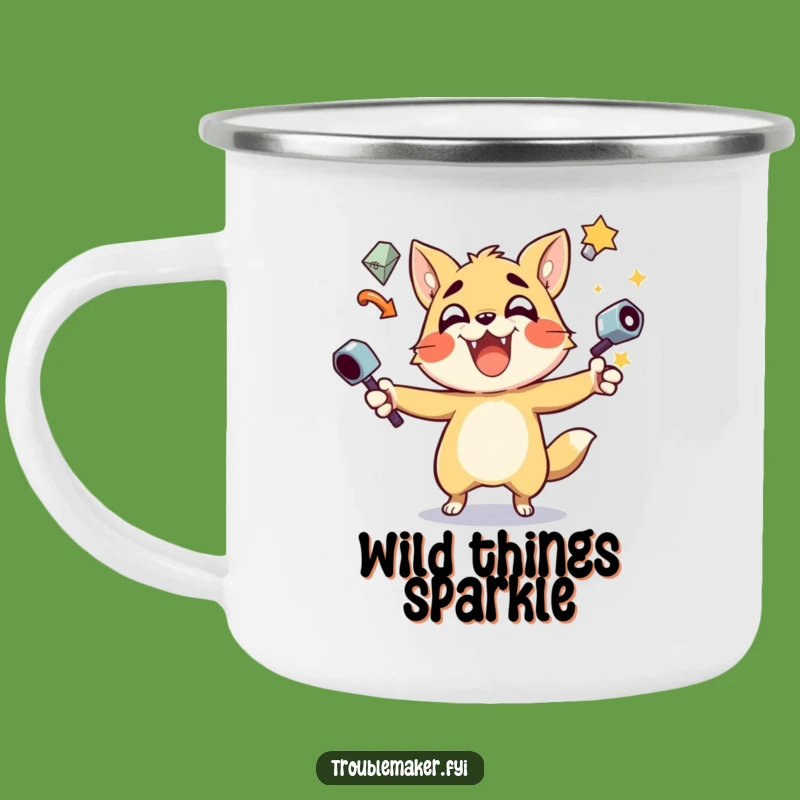 Funny Juggling Troublemaker Camping Mug: Adventure with Flair and this Animal Mug Gift