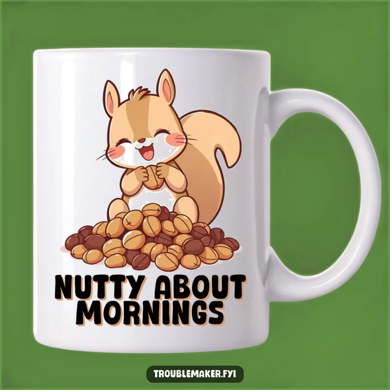 Funny Squirrel Nuts Mug: Hoard Your Coffee, a Perfect Funny Gift