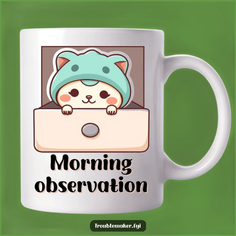 Funny Peeking Animal Mug - Surprising Troublemaker Surprise, Perfect Funny Gift