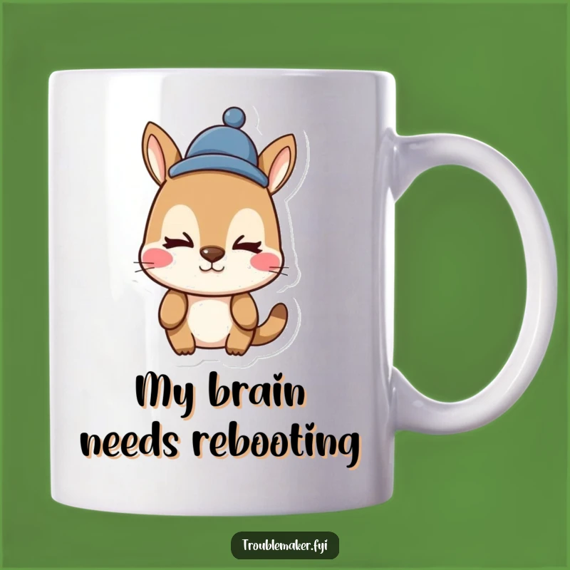 Funny Animal Mug with Silly Face and Hat - Perfect Gag Gift for Animal Lovers