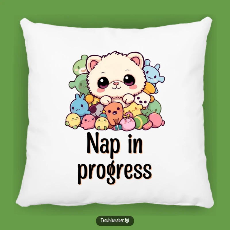 Funny Fuzzy Creature Pillow - Peek-a-Boo Toy Humor Cushion