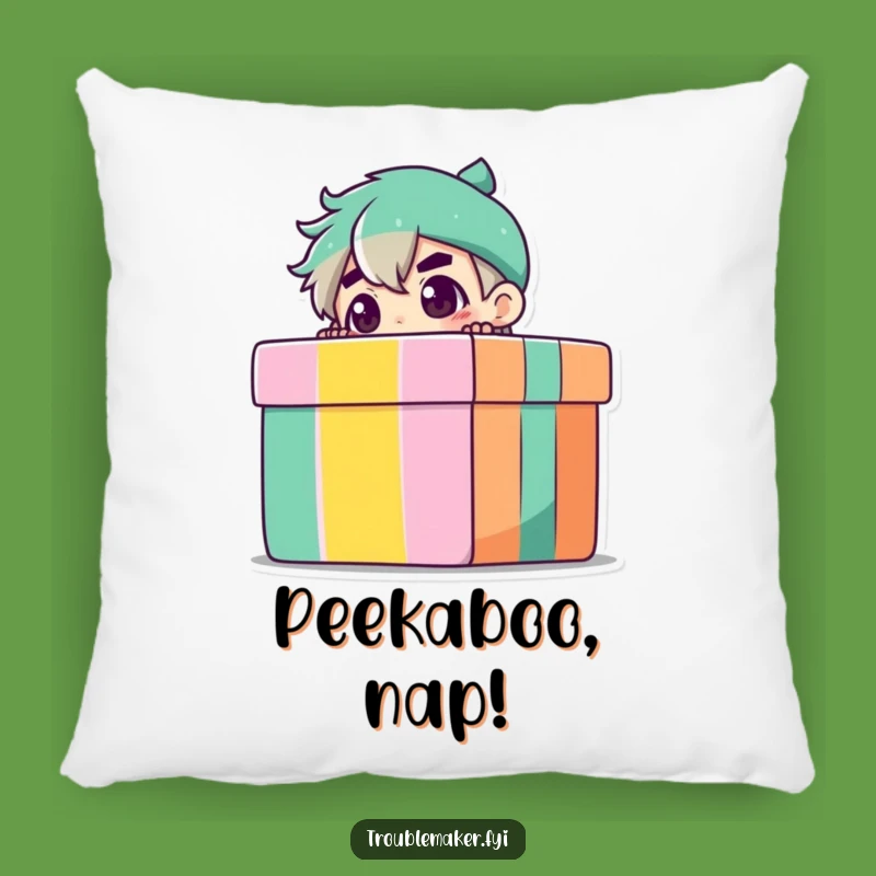 Funny Peeking Troublemaker Pillow: Cozy Comfort with a Playful Surprise