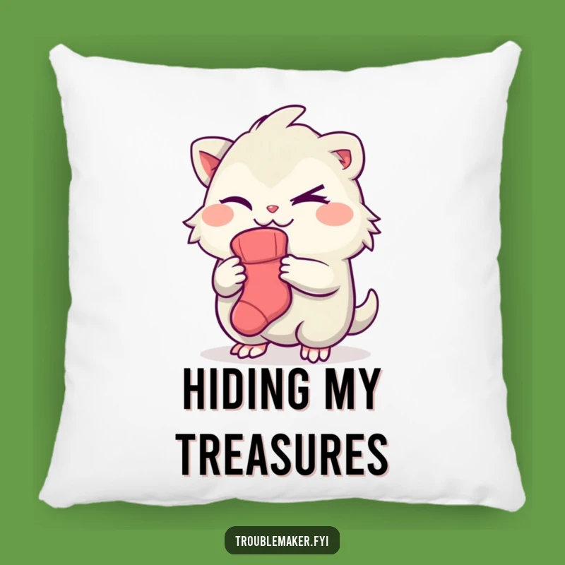 Funny Creature Sock Keeper Pillow - Cozy & Hilarious Comfort for Laundry Lovers