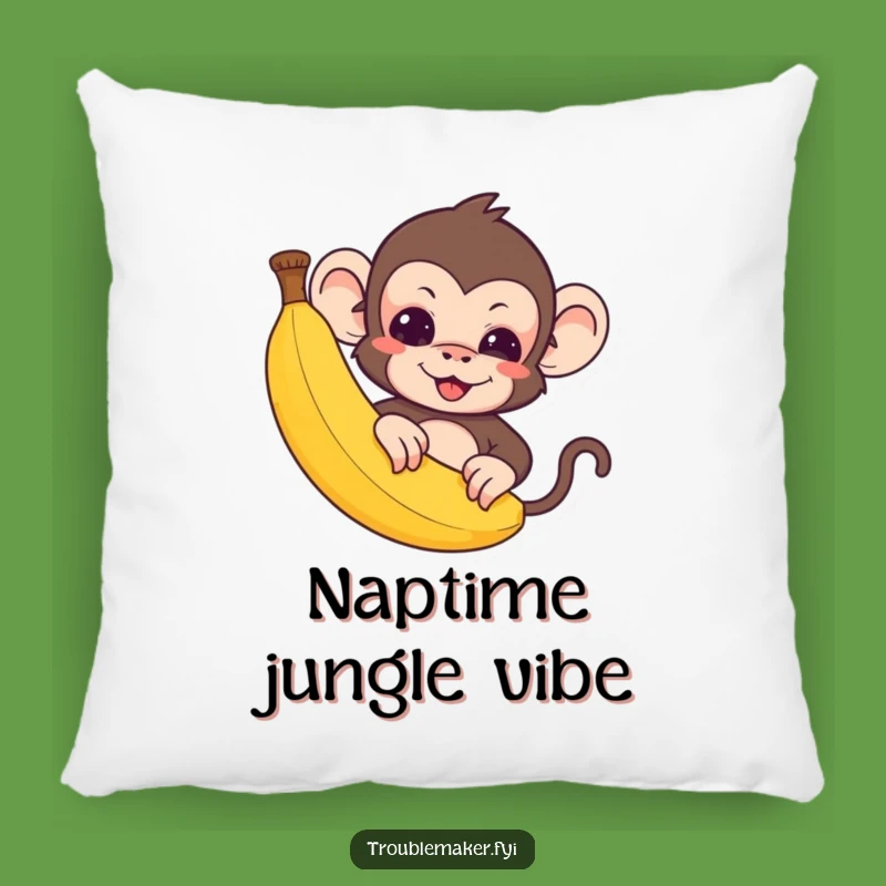 Funny Monkey Pillow: Banana Secret - Comfy Funny Gift!