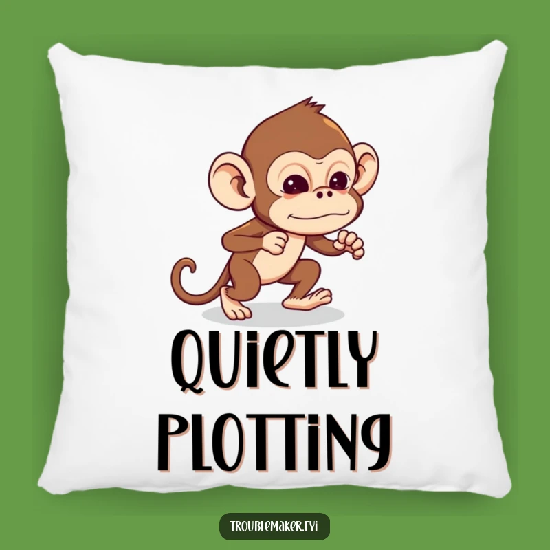 Funny Troublemaker Monkey Pillow: Cozy Comfort with a Mischievous Twist