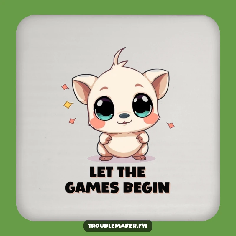 Funny Chaos Creature Coaster - Curious Eyes Mild Mischief Drink Protector