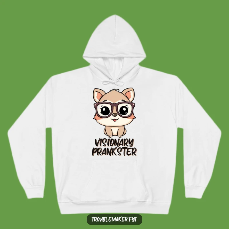 Cozy Funny Winking Glasses Hoodie: Stay Warm in Playful Style