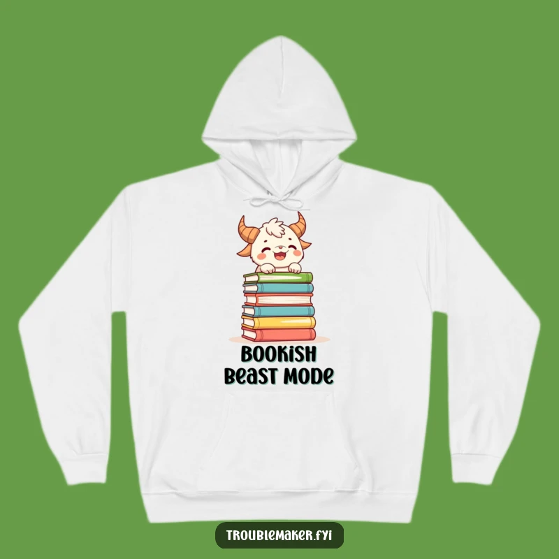 Funny Book Balance Creature Hoodie: Cozy Up with Your Favorite Stories