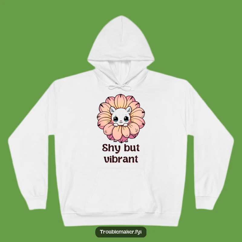 Funny Hidden Creature Flower Hoodie: Cozy Up with Adorable Charm