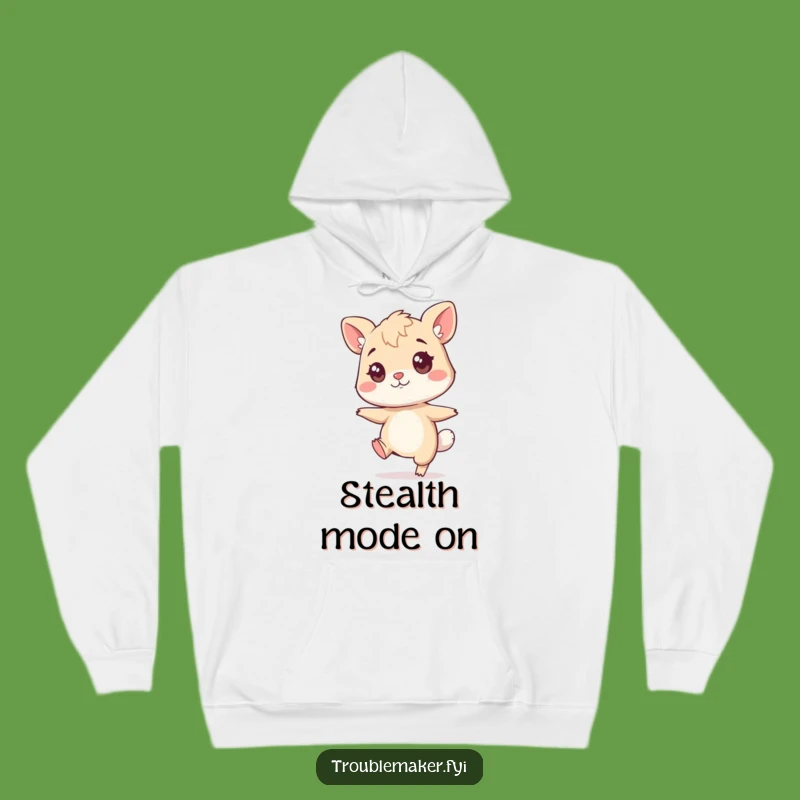 Funny Sneaky Animal Hoodie - Cozy Tiptoe Prankster Gift