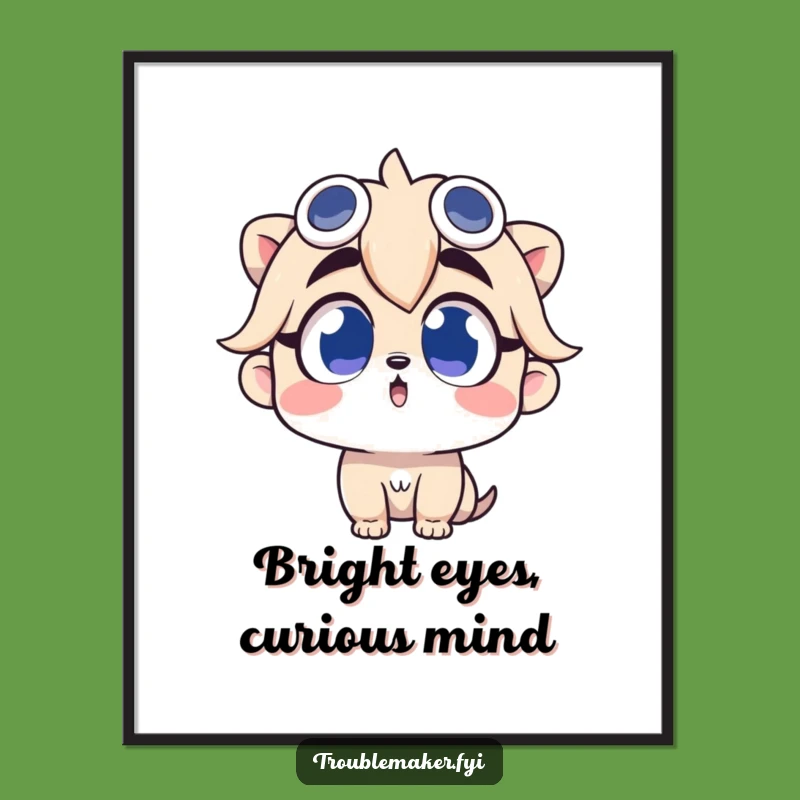 Free Printable Wall Art: Curious Eyes Decor