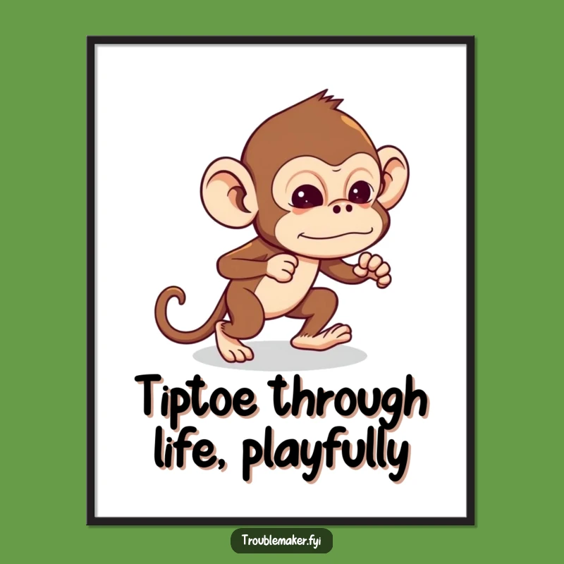 Funny Free Printable Wall Art: Stealth Monkey DL Decor