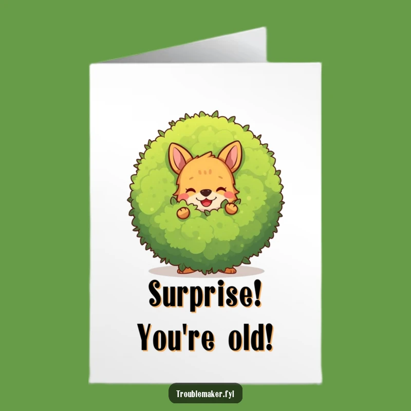 Free Printable Birthday Card: Hidden Animal's Bush Surprise, A Giggle-Worthy Downloadable Gift!
