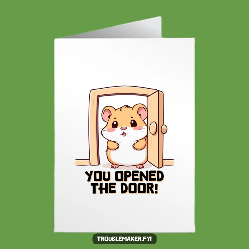 Free Printable Congrats Card: Hamster's Big Reveal - Humorous Downloadable Celebration!