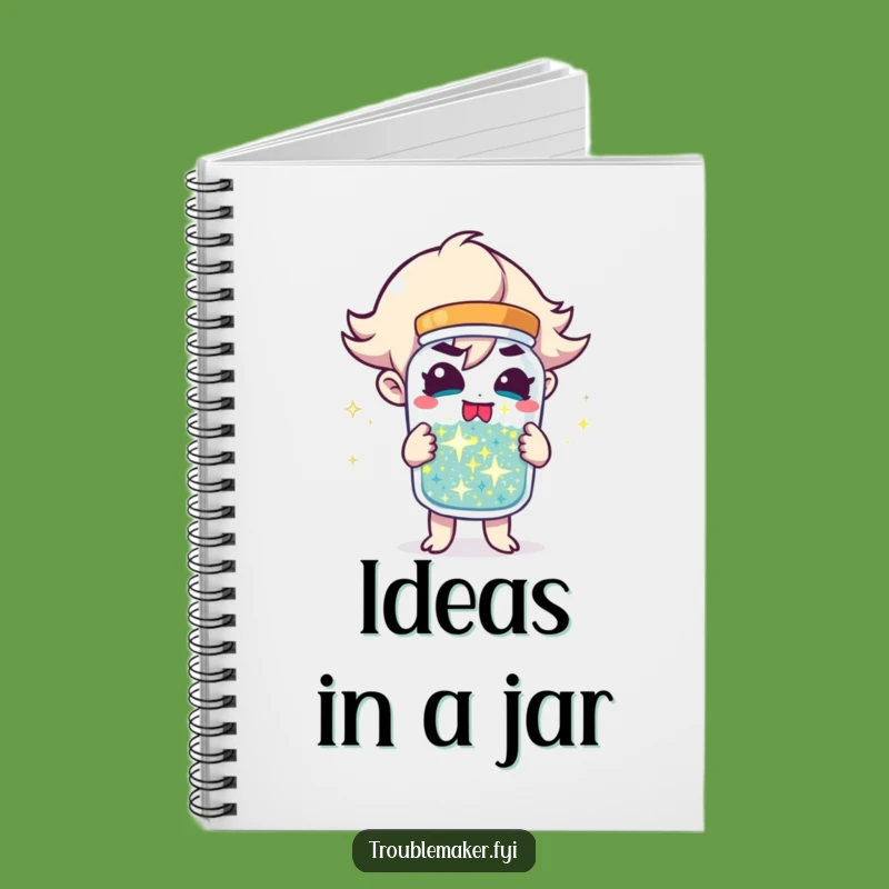 Funny Mischief Jar Notebook: Jot Down Ideas with Sparkling Flair
