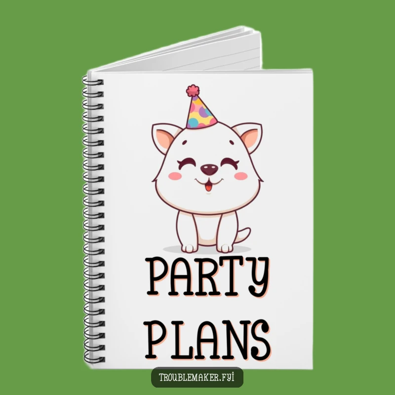 Funny Party Troublemaker Notebook - Plan Your Fun, Hilarious Journal, Funny Gift
