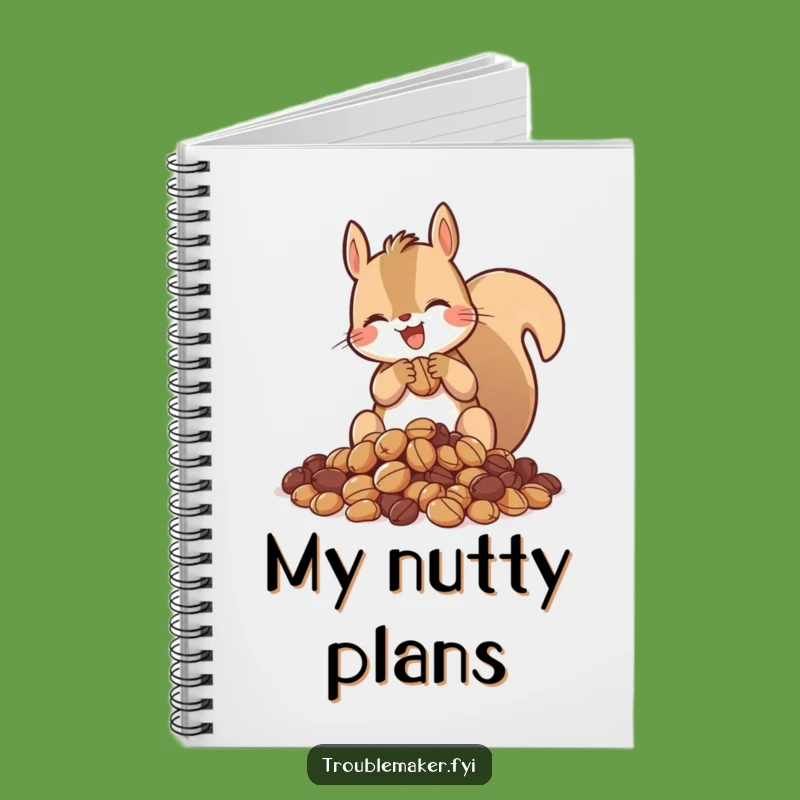 Funny Squirrel Notebook: Jot Down Your Stash, a Perfect Funny Gift