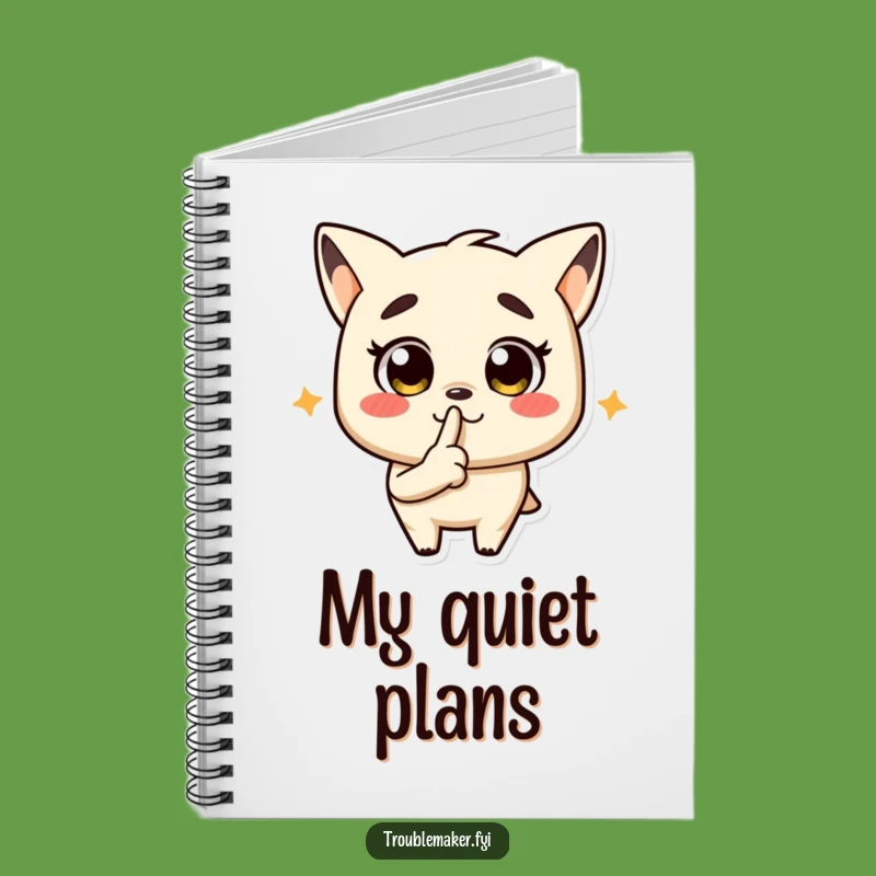 Funny Troublemaker Shush Notebook - Hilarious Journal for Your Secrets