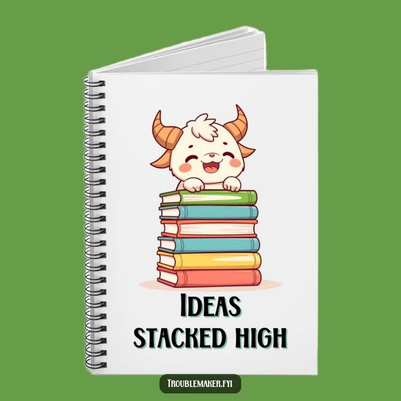 Funny Book Balance Creature Notebook: Jot Down Ideas with Literary Charm