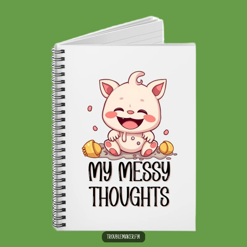 Funny Creature Messy Notes Notebook - Hilarious Journal for Innocent Ideas