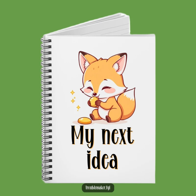 Funny Fox Notebook: Shiny Object Collector, Perfect for Your Best Ideas
