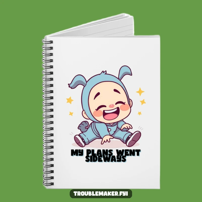 Funny Troublemaker Tripping Notebook: Jot Down Chaos with a Grin, Perfect Gift