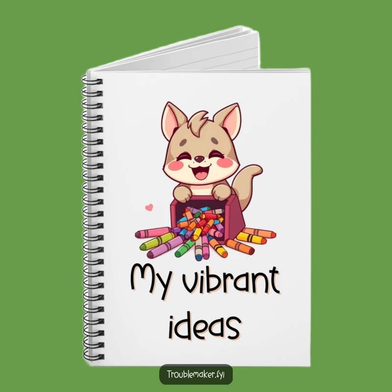 Funny Messy Artist Journal: Crayon Spill Notes, Hilarious Notebook Gift