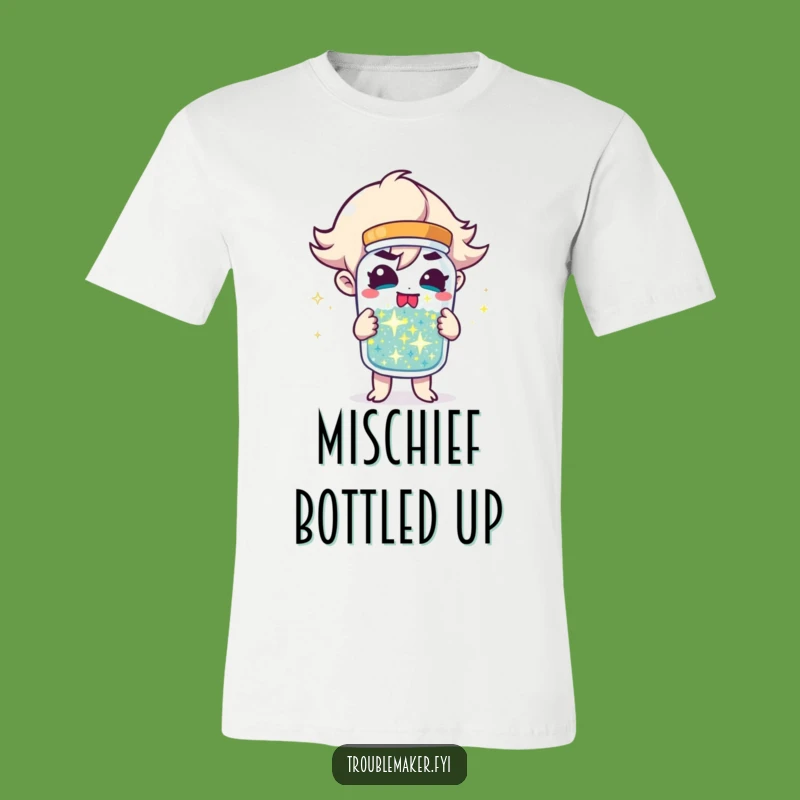 Funny Mischief Jar T-Shirt: A Hilarious Tee for Sparkly Troublemakers