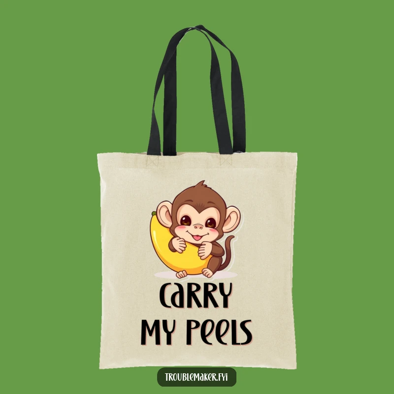 Funny Monkey Banana Tote Bag: Carry Your Pranks, a Practical Funny Gift