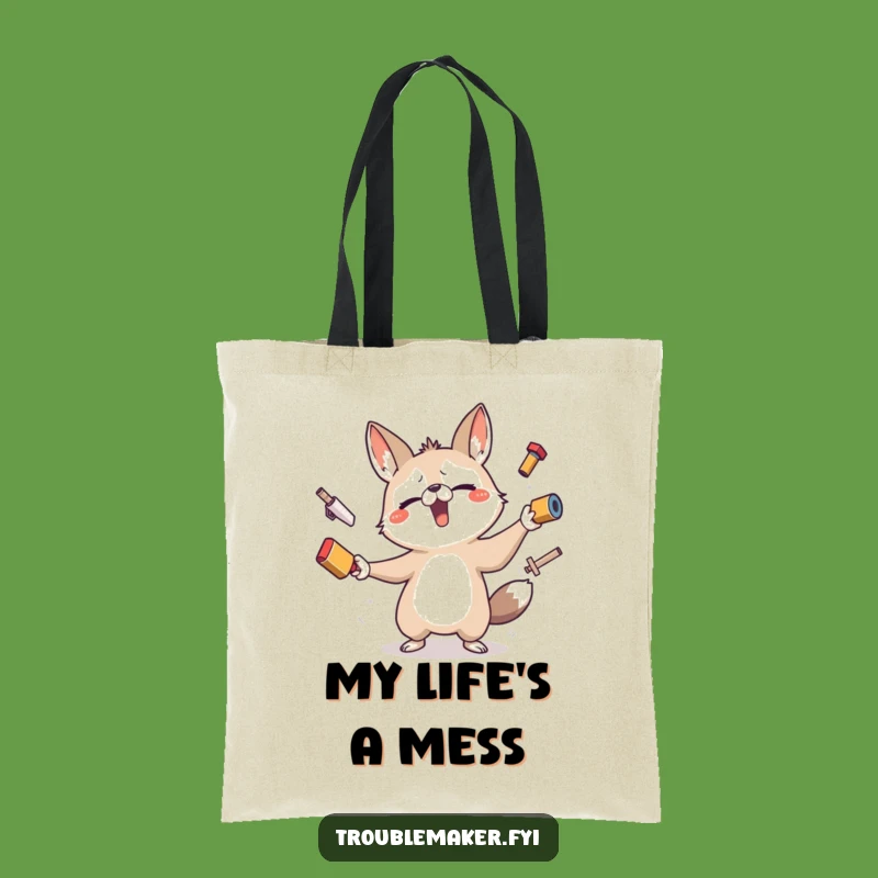 Funny Juggling Animal Tote Bag - Carry Your Chaos in Style, Great Funny Gift!